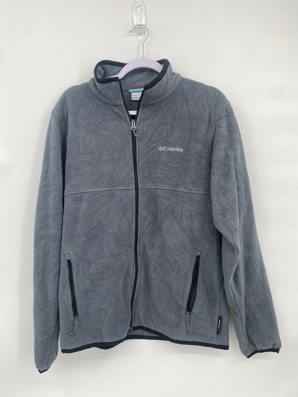 Columbia Men's Fuller Ridge™ Fleece Jacket Gray Full Zip Medium